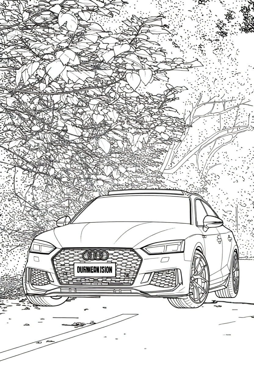 car coloring page - coloring pages free