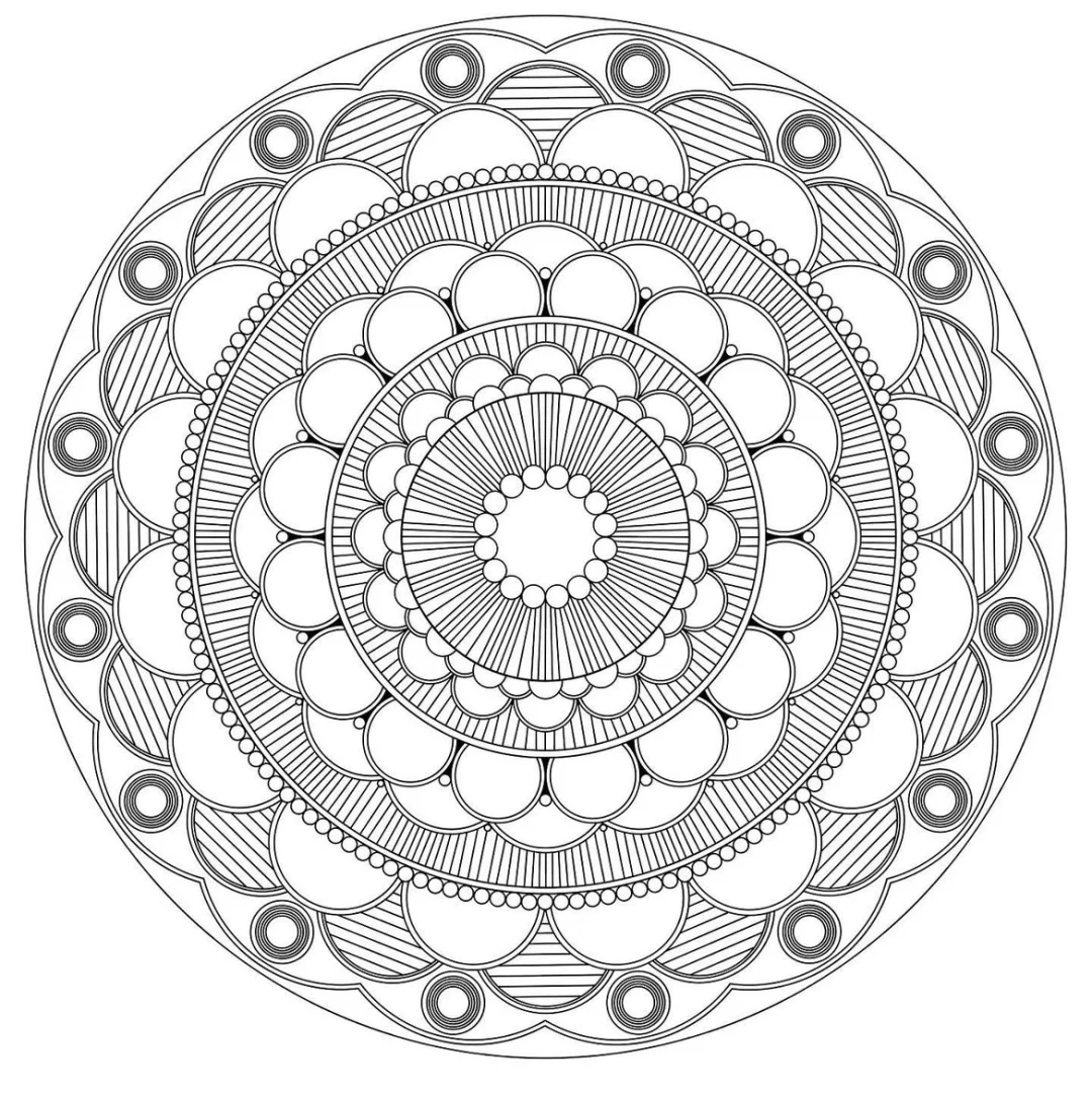 coloring pages mandala - coloring sheets