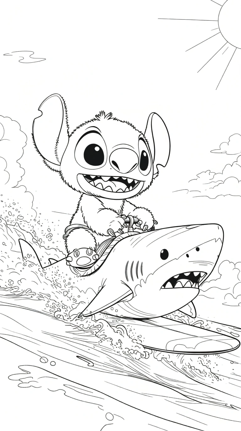 stitch coloring pages printable - coloring books