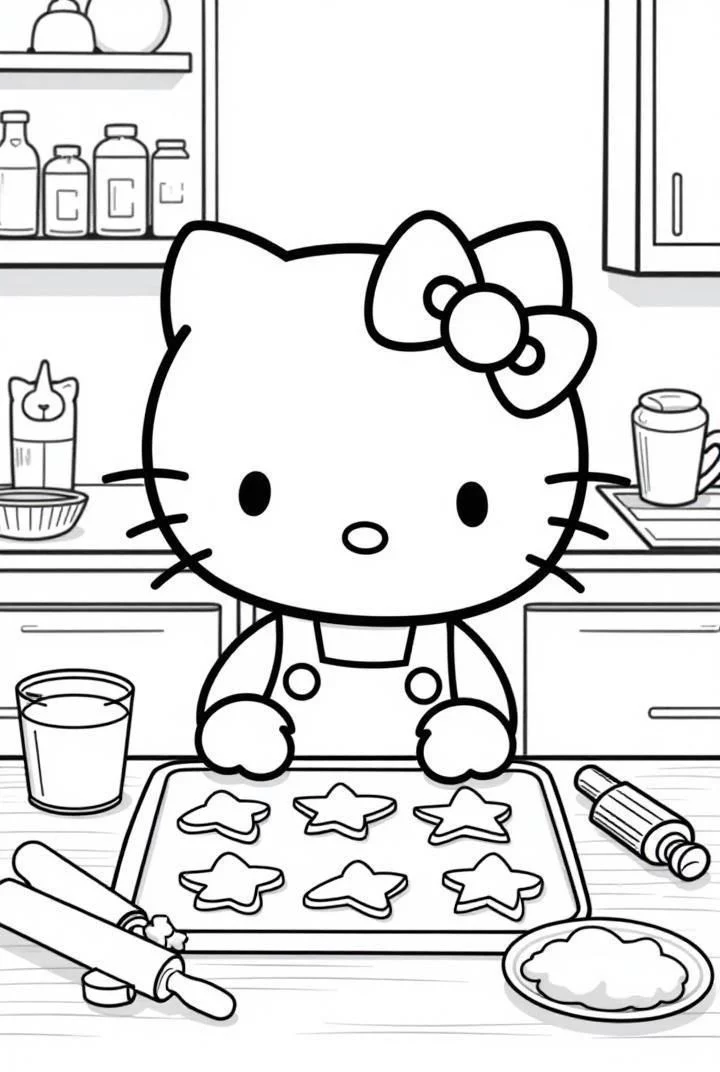hello kitty printable coloring pages - coloring book