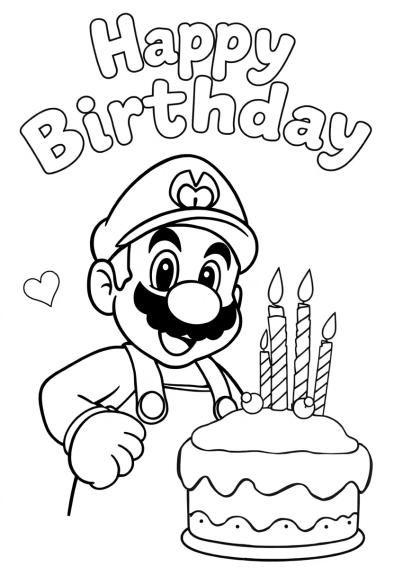 mario and luigi coloring pages - cute coloring pages