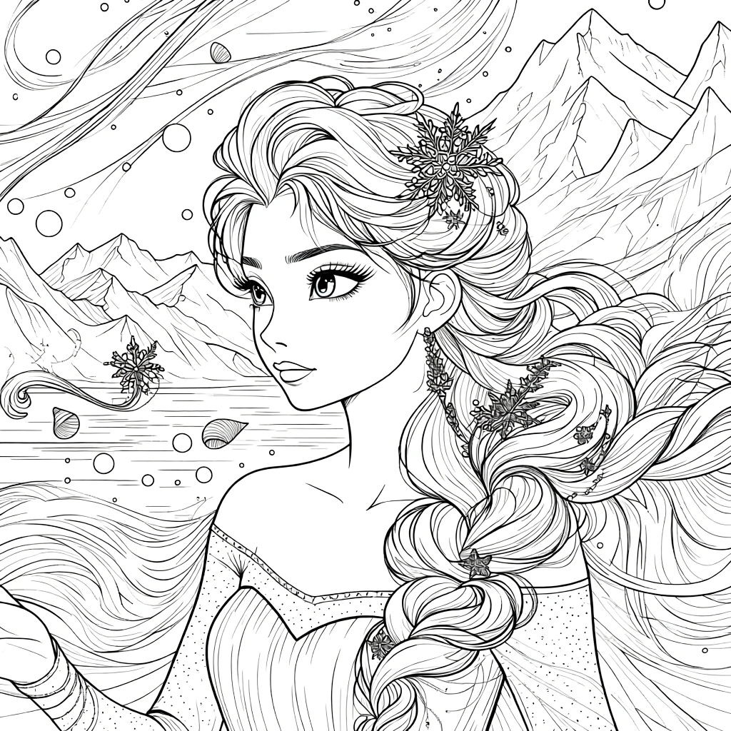 elsa coloring pages - coloring page