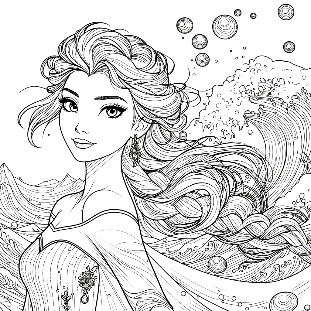 disney elsa coloring pages - free printable coloring pages